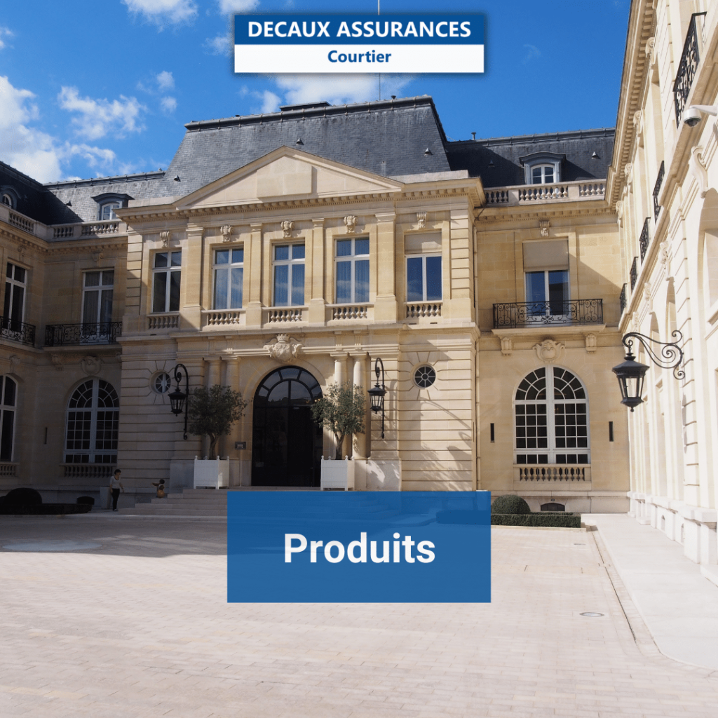 Produits Decaux Assurances OCDE Jardin de la Muette Chateau Rothschild