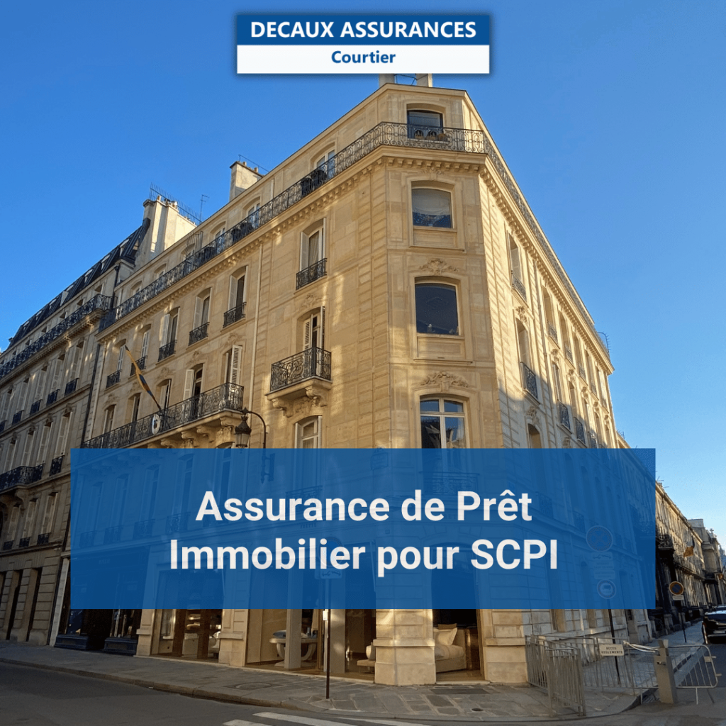 Assurance de pret immobilier particuliers SCPI