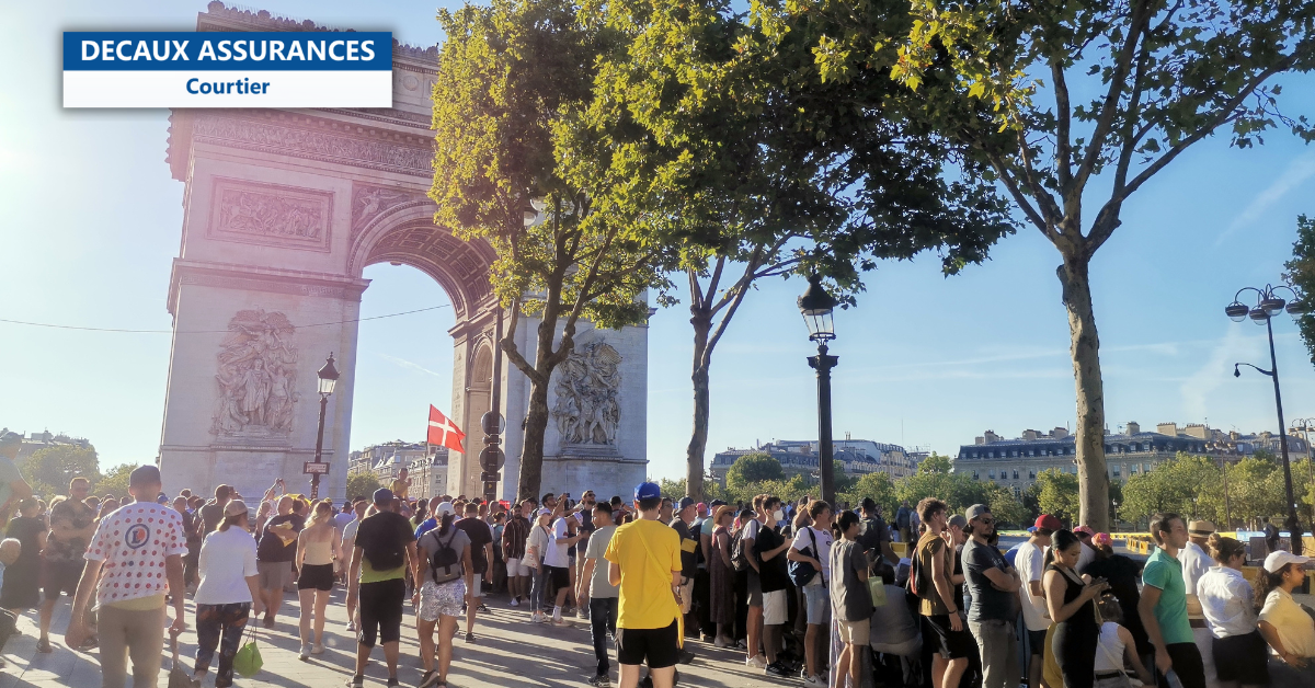 Tour de France 2022 - Decaux Assurances - Champs Elysées