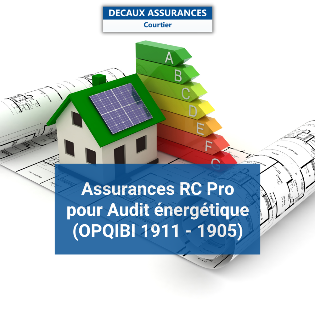 Responsabilite Civile Professionnelle (RC Pro) Audit énergétique OPQIBI 1905 OPQIBI 1911- www.decauxassurances.com