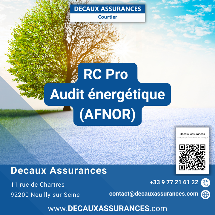 Decaux Assurances - Assurances Audit énergétique - AFNOR