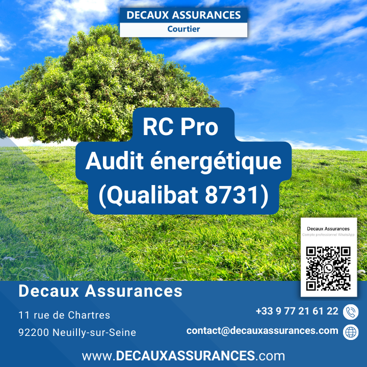 Decaux Assurances - Assurances Audit énergétique - Qualibat 8731