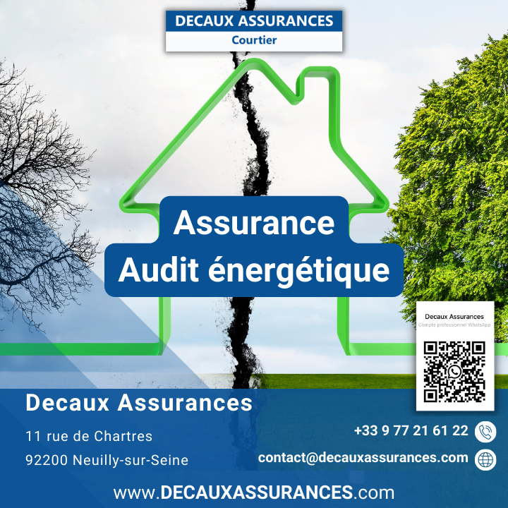 Decaux Assurances - Assurance Audit énergétique - OPQIBI 1905 - OPQIBI 1911 - OPQIBI 1717 - Qualibat 8731 - www.decauxassurances.com