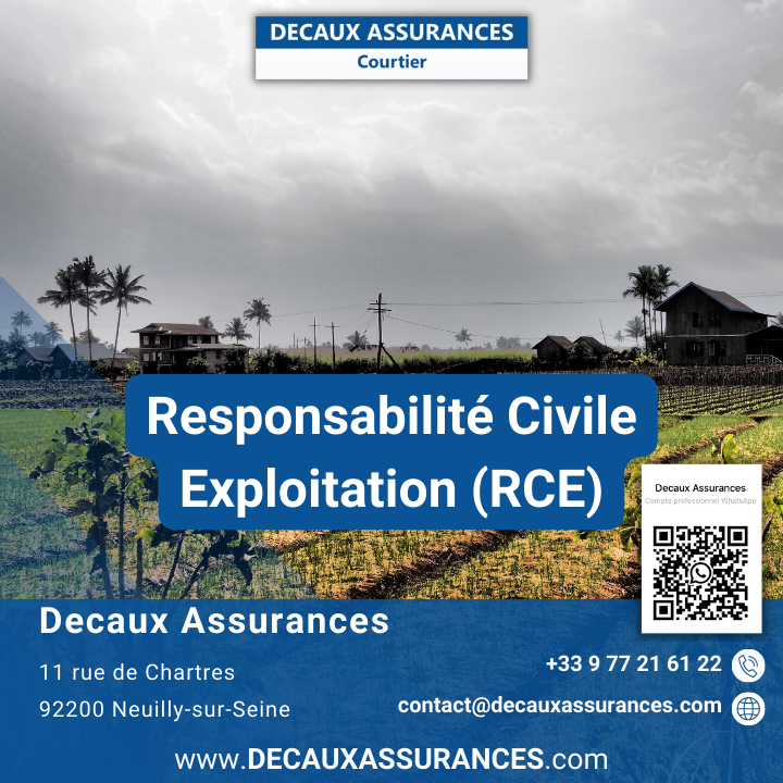 RCE - Responsabilité Civile Exploitation - Decaux Assurances