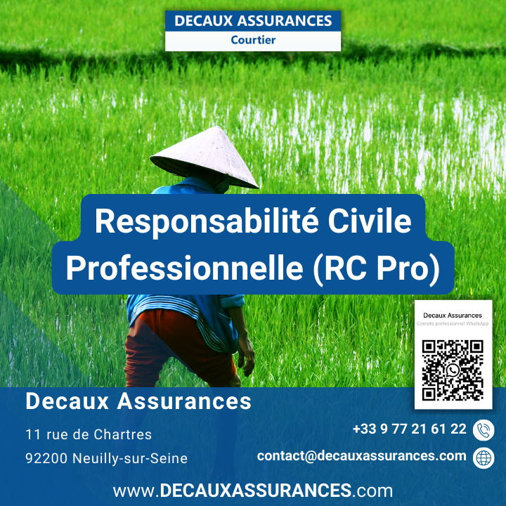 RC Pro - Responsabilité Civile Professionnelle - Decaux Assurances