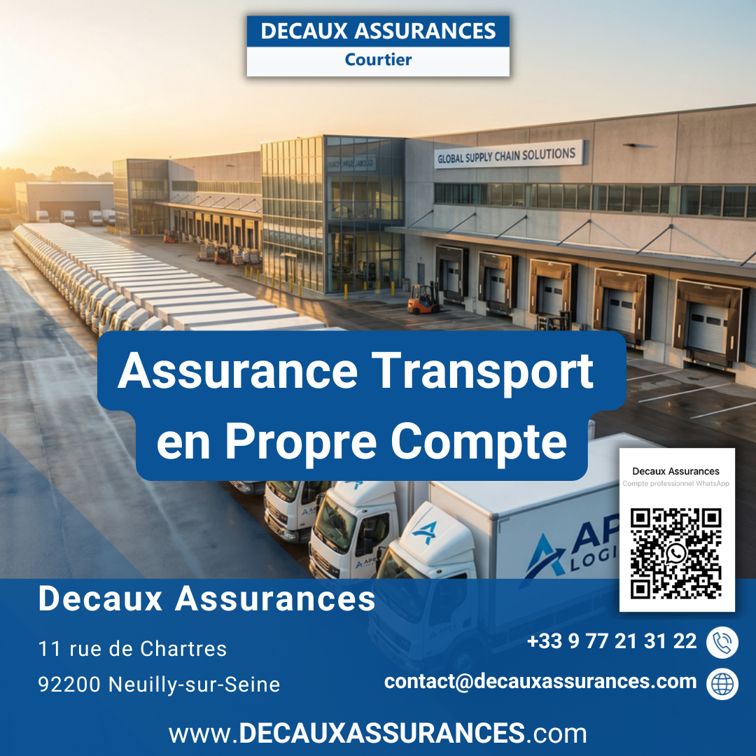 Assurance Transport Propre Compte - Decaux Assurances Courtier Neuilly-sur-Seine