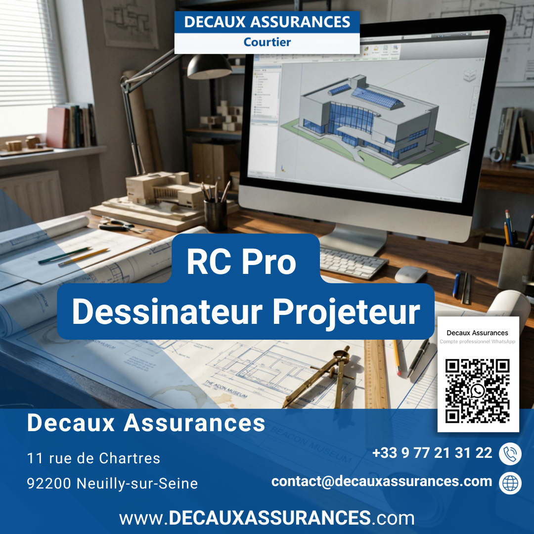 RC Pro Dessinateur Projeteur - Decaux Assurances Courtier Neuilly-sur-Seine