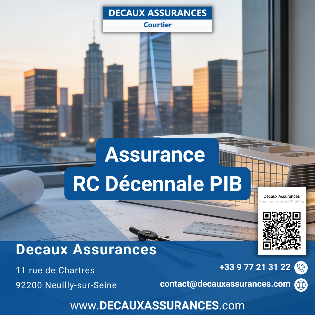 Assurance RC Décennale PIB - Bureau d'Étude Technique - Decaux Assurances