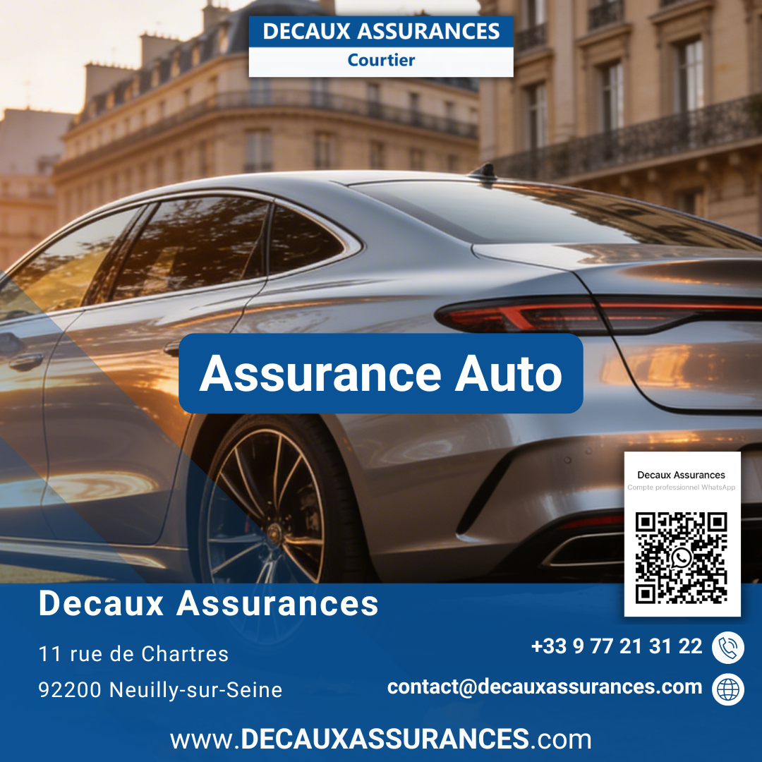 Assurance Auto - Véhicule automobile - Decaux Assurances Courtier Neuilly-sur-Seine