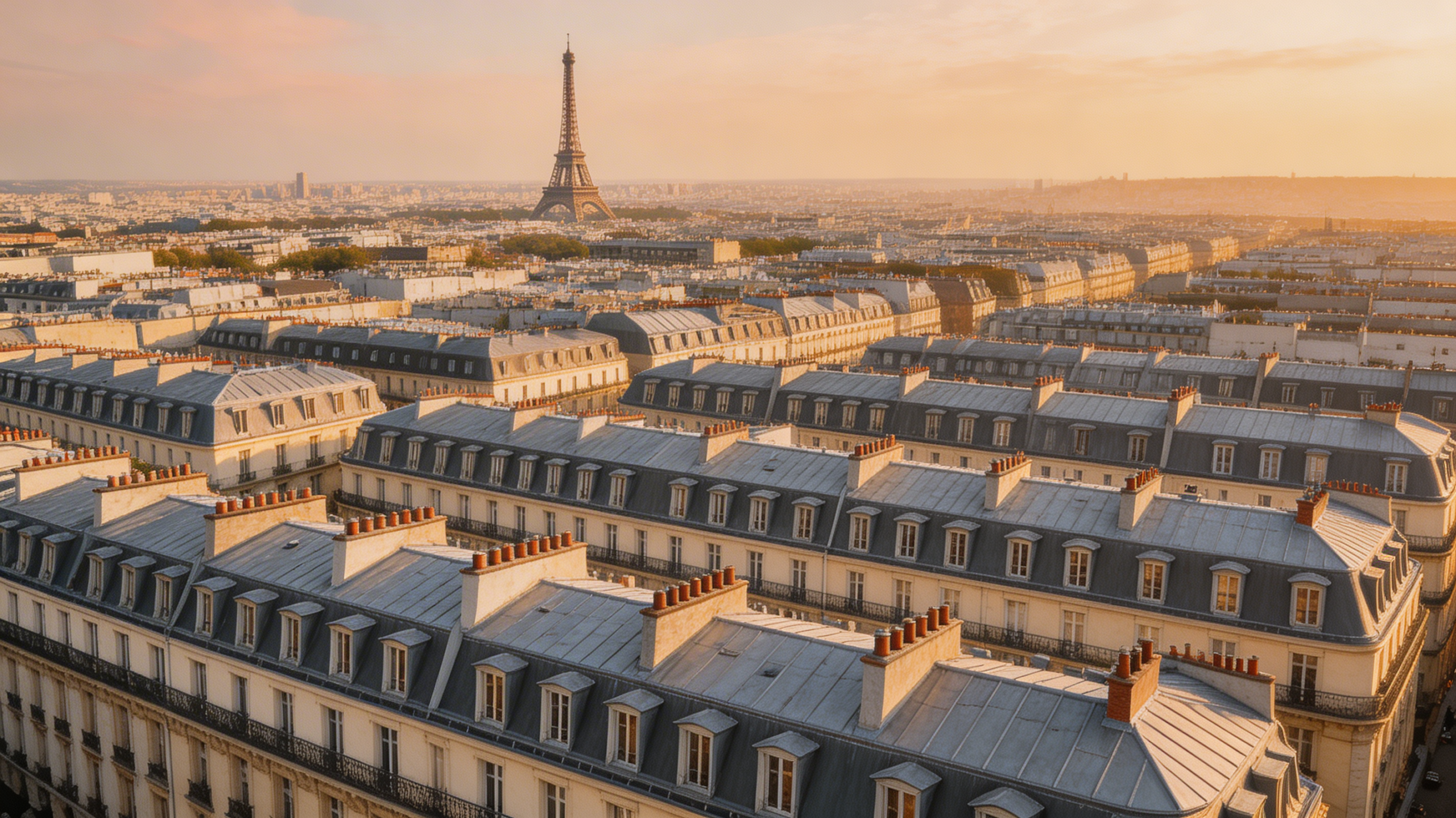 Vue aérienne de Paris courtier assurance habitation