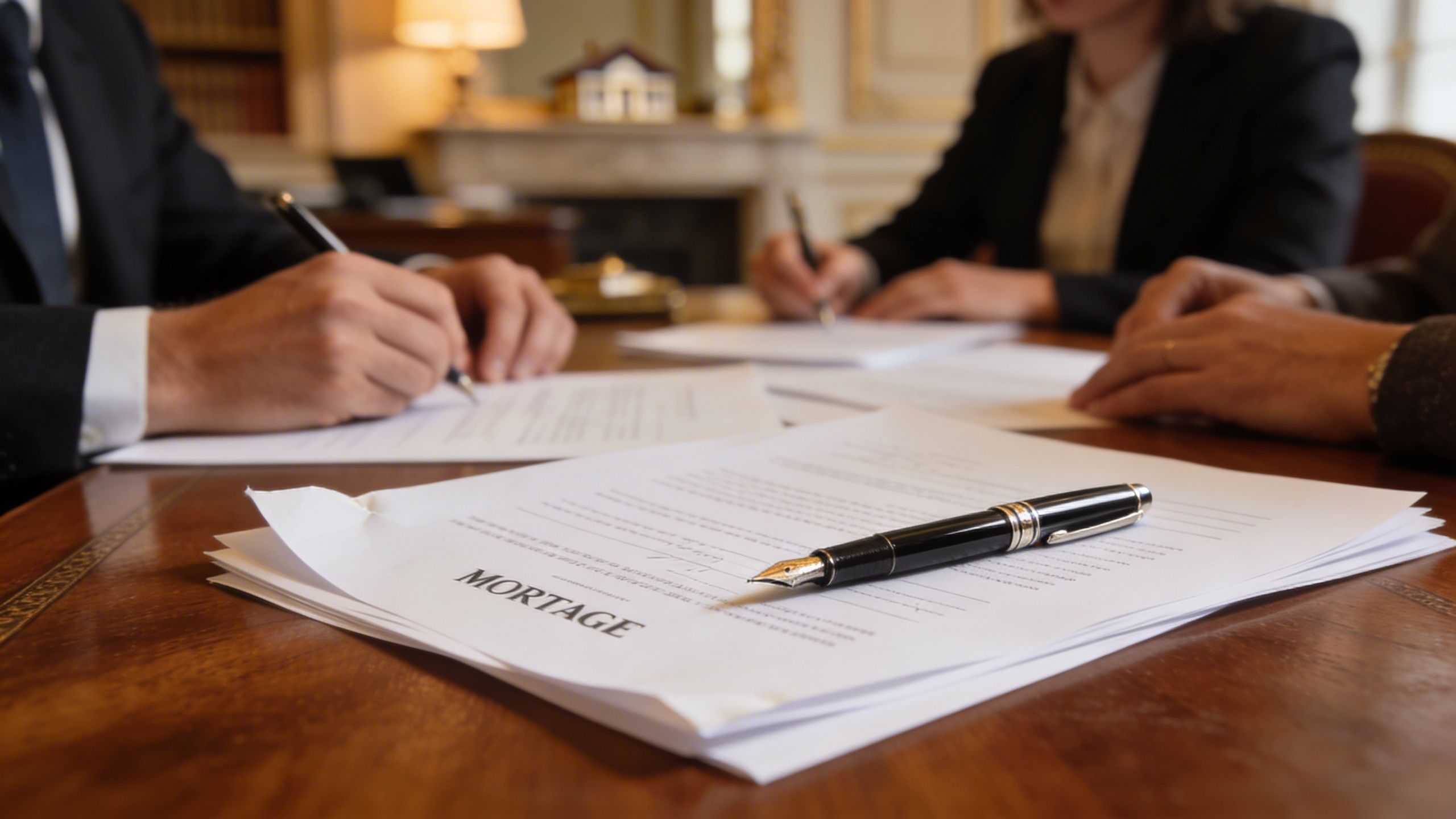 Signature documents assurance de prêt - Decaux Assurances