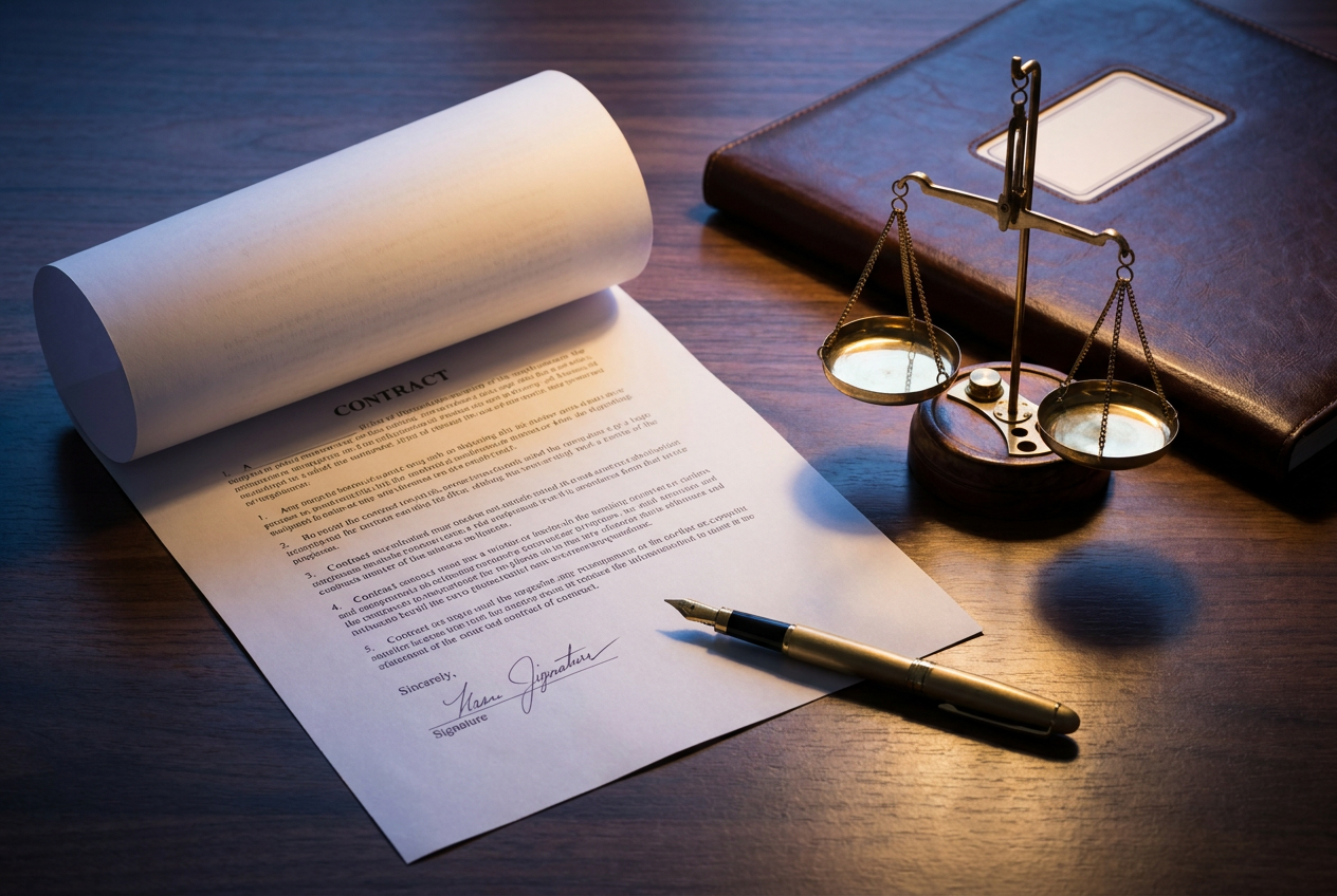 Contrat et balance de justice — protection juridique des litiges de copropriété