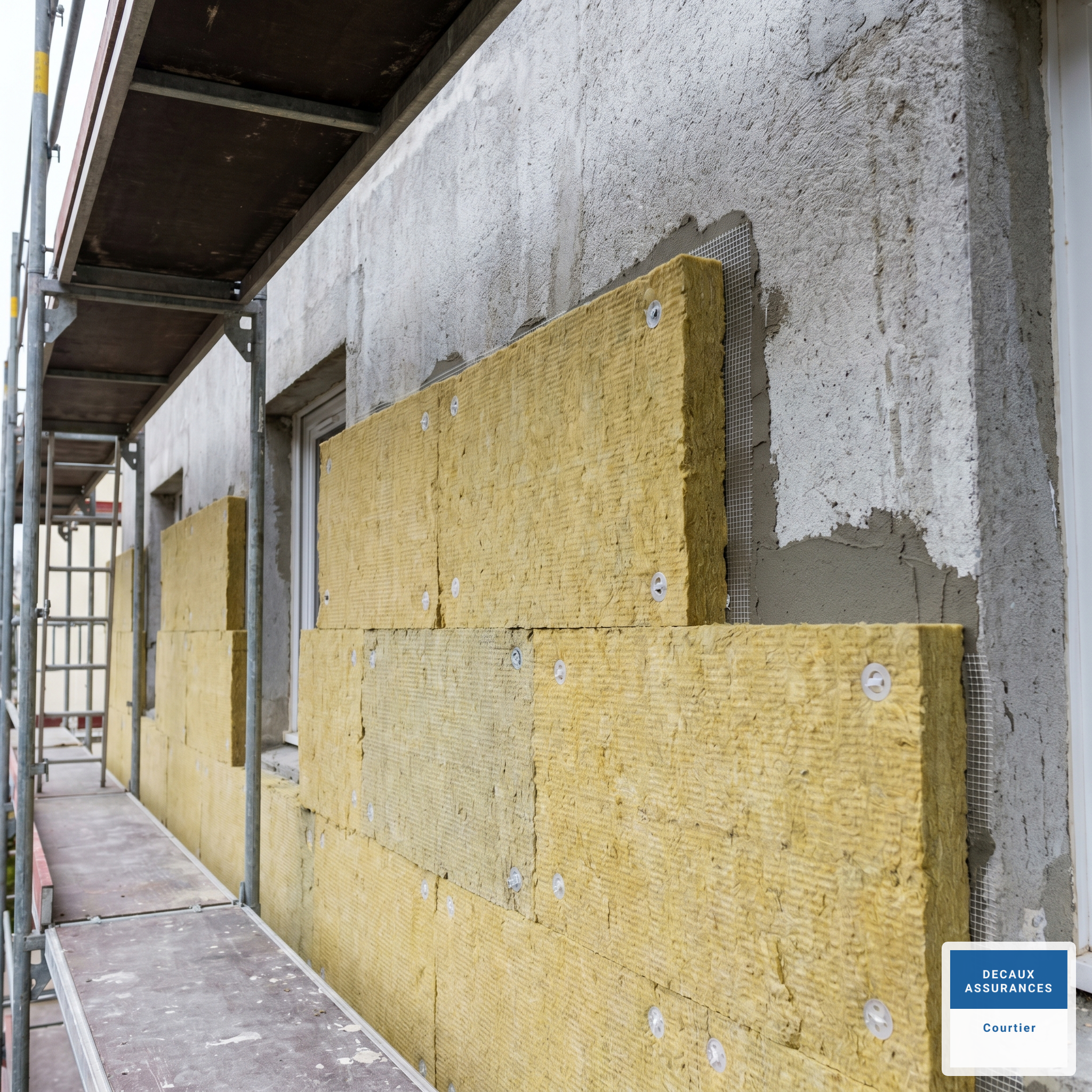 Isolation thermique laine minérale sur mur en rénovation - Mission MAR Mon Accompagnateur Rénov