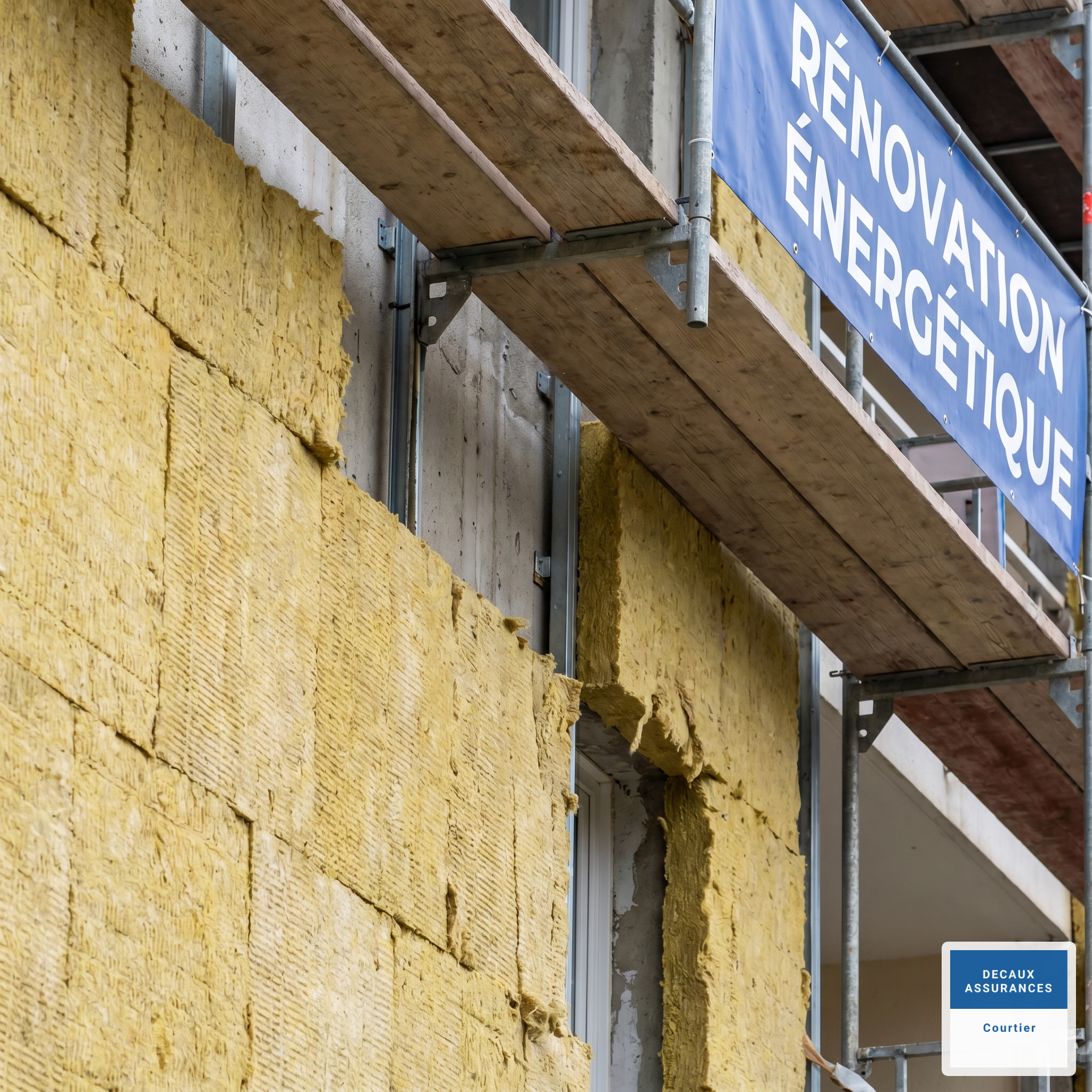 Chantier de rénovation énergétique - Mission Mon Accompagnateur Rénov - Assurance RC Décennale