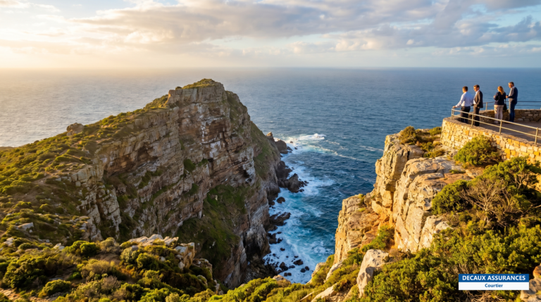 Falaises du cap de Bonne-Espérance et océan, péninsule du Cap, Afrique du Sud