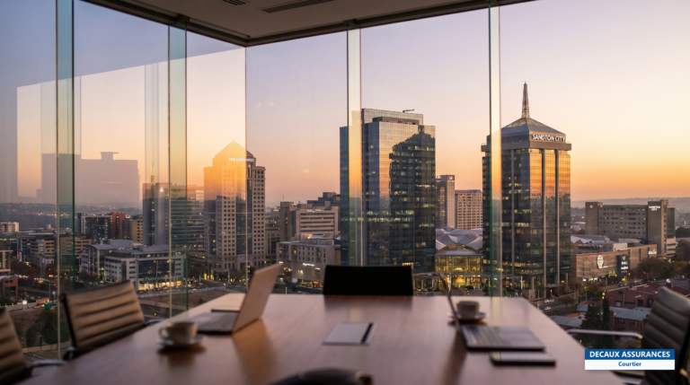 Skyline du quartier de Sandton à Johannesburg, Gauteng, Afrique du Sud