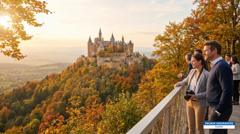 Château de Neuschwanstein perché dans les Alpes bavaroises, Allemagne