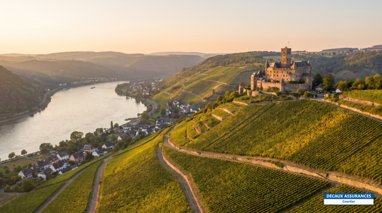 Vignobles et châteaux de la vallée du Rhin romantique, Allemagne