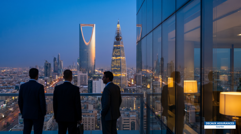 Skyline de Riyad et Kingdom Centre, Arabie saoudite — vivre dans la capitale