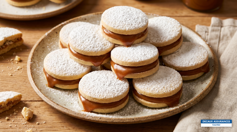 Alfajores argentins fourrés au dulce de leche