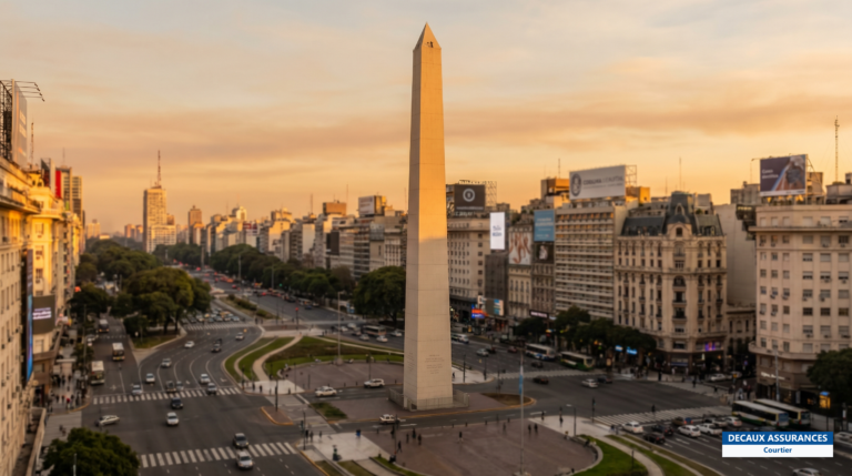 Avenue 9 de Julio et Obélisque de Buenos Aires, Argentine — vivre dans la capitale