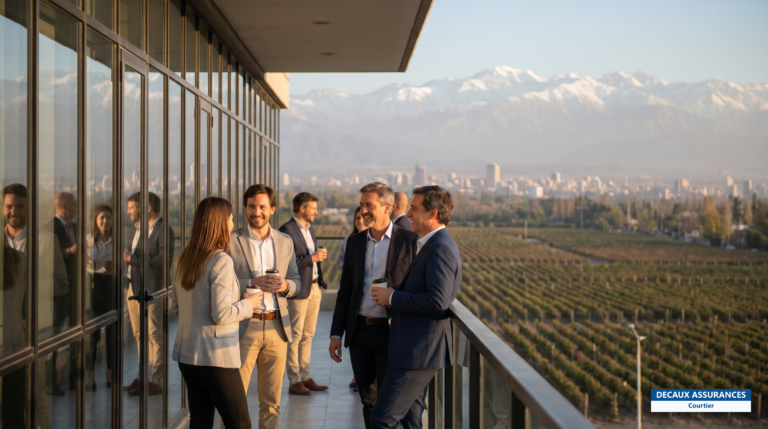 Vignobles et cordillère des Andes à Mendoza, Argentine