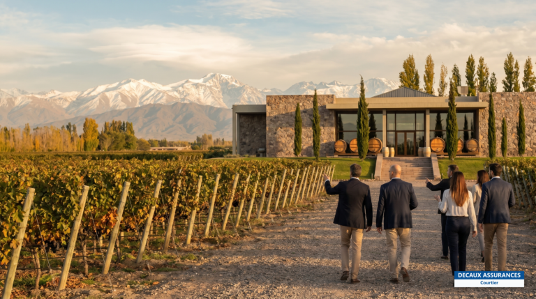 Vignobles de Mendoza au pied de la cordillère des Andes, Argentine