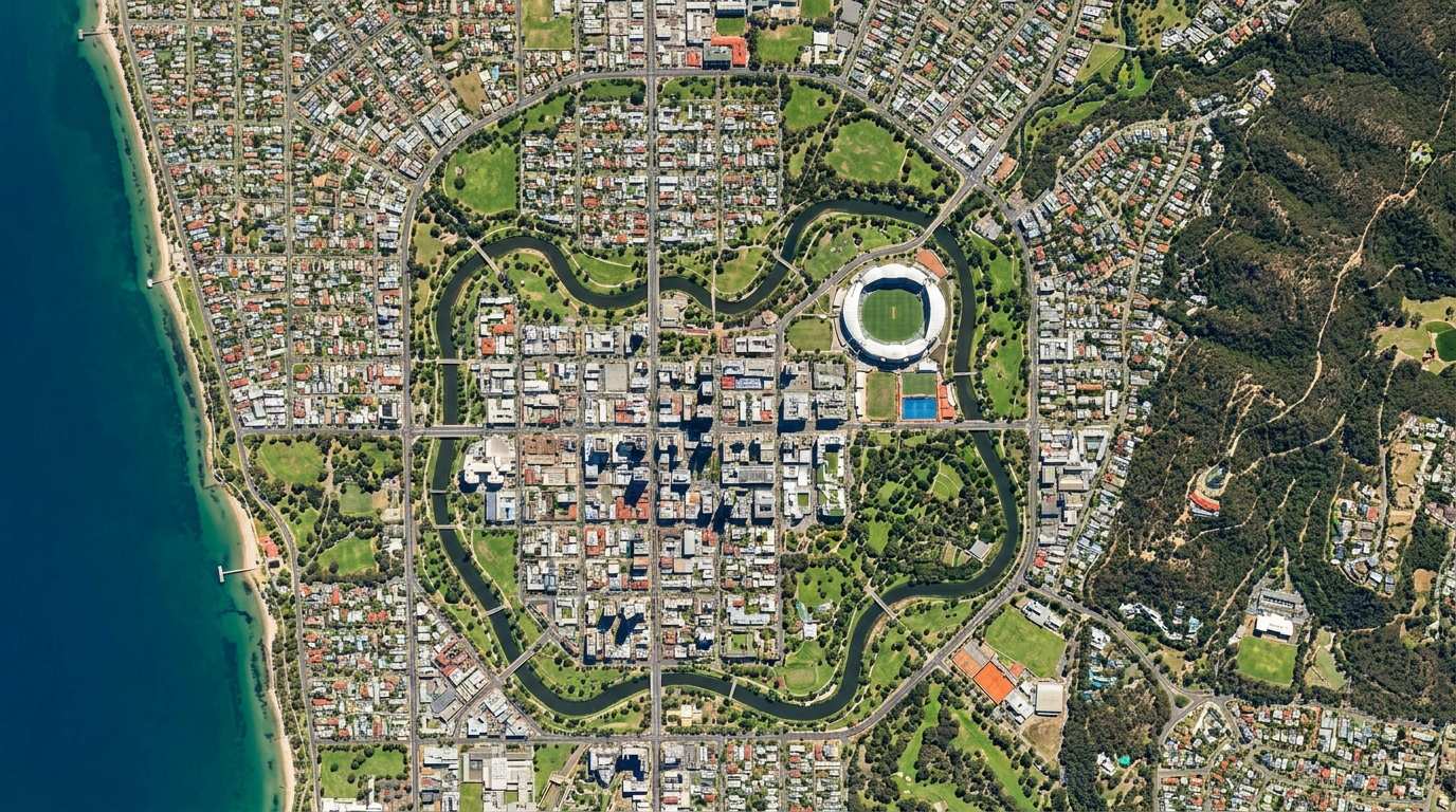 Skyline de Melbourne et la Yarra River, Victoria, Australie — le deuxième pôle français
