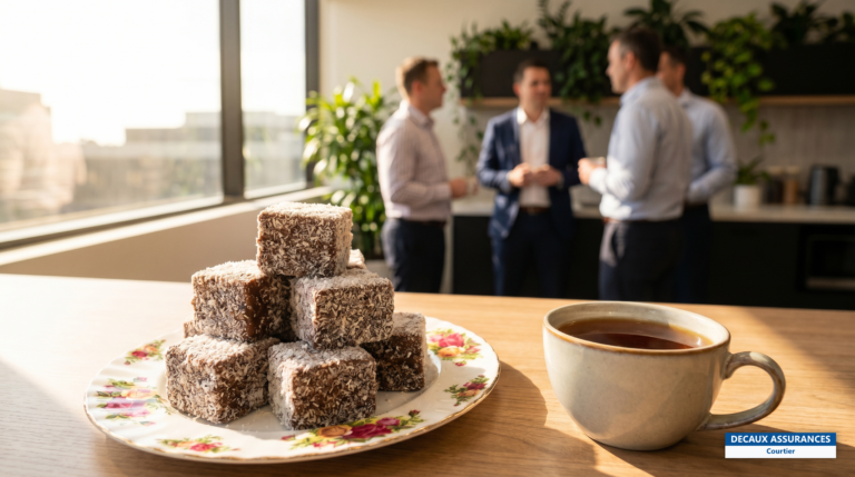 Lamingtons au chocolat et noix de coco, pâtisserie australienne