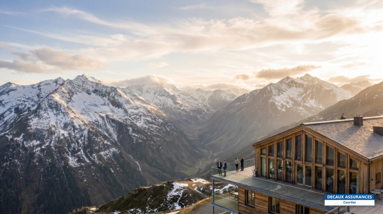 Sommets enneigés et vallées des Alpes tyroliennes, Autriche