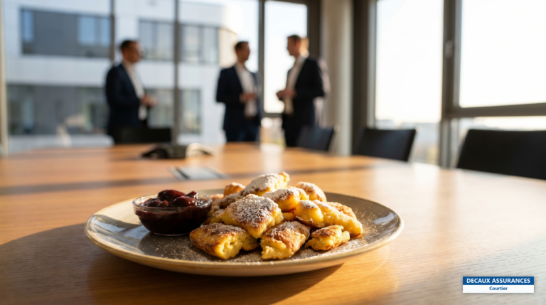 Kaiserschmarrn, crêpe épaisse déchirée et caramélisée, dessert autrichien