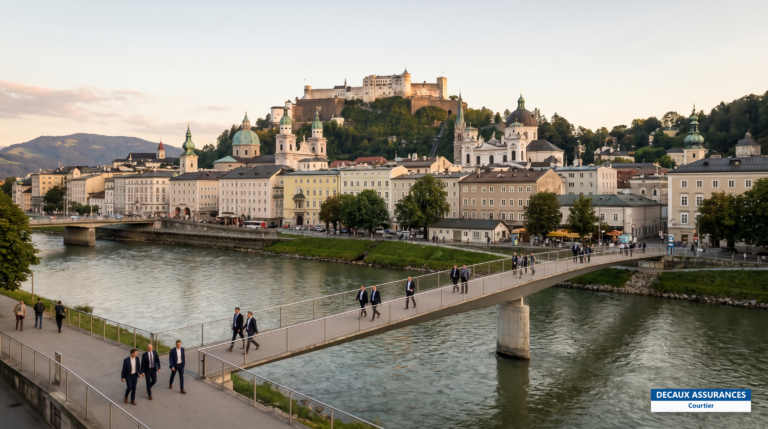 Vieille ville baroque de Salzbourg et forteresse Hohensalzburg, Autriche — ville prisée des expatriés