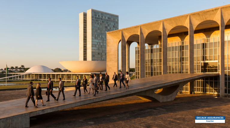 Architecture moderniste de Brasília, capitale fédérale du Brésil