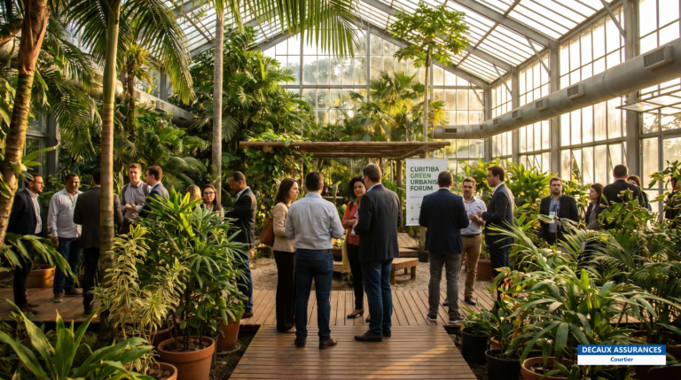 Jardin botanique et serre de Curitiba, Paraná, Brésil