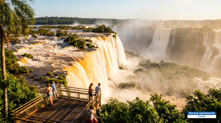 Chutes d'Iguaçu spectaculaires entre le Brésil et l'Argentine