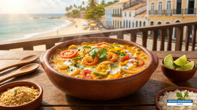 Moqueca, ragoût de poisson au lait de coco de Bahia, Brésil