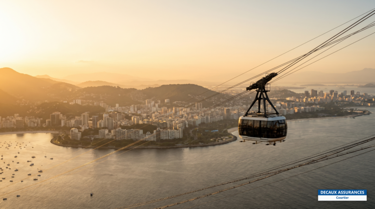 Pain de Sucre et baie de Guanabara à Rio de Janeiro, Brésil