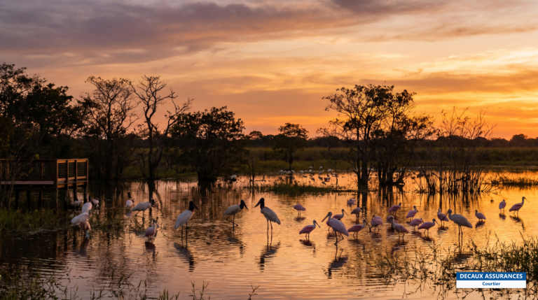 Faune du Pantanal, la plus grande zone humide du monde, Brésil
