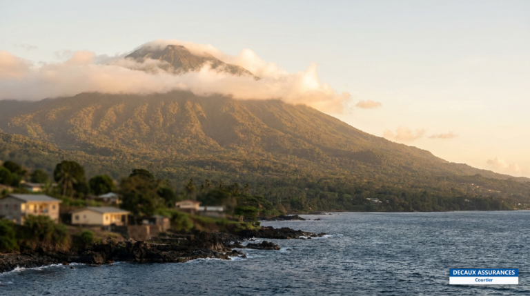 Mont Cameroun, volcan dominant la côte atlantique près de Buéa, Cameroun