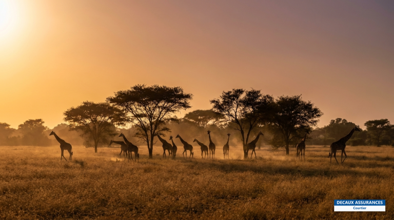 Savane et faune du parc national de Waza, Extrême-Nord du Cameroun