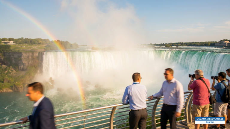 Chutes du Niagara vues du côté canadien, Ontario, Canada