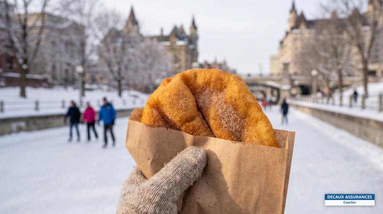 Queue de castor, pâtisserie frite au sucre et cannelle, Ottawa, Canada