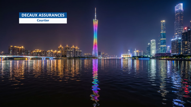 Tour Canton et rivière des Perles à Canton (Guangzhou), Chine