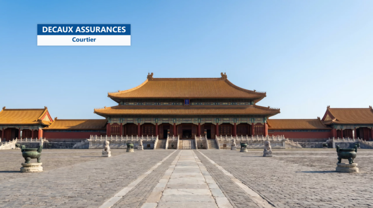 Cité interdite à Pékin, Chine — toits vernissés du palais impérial