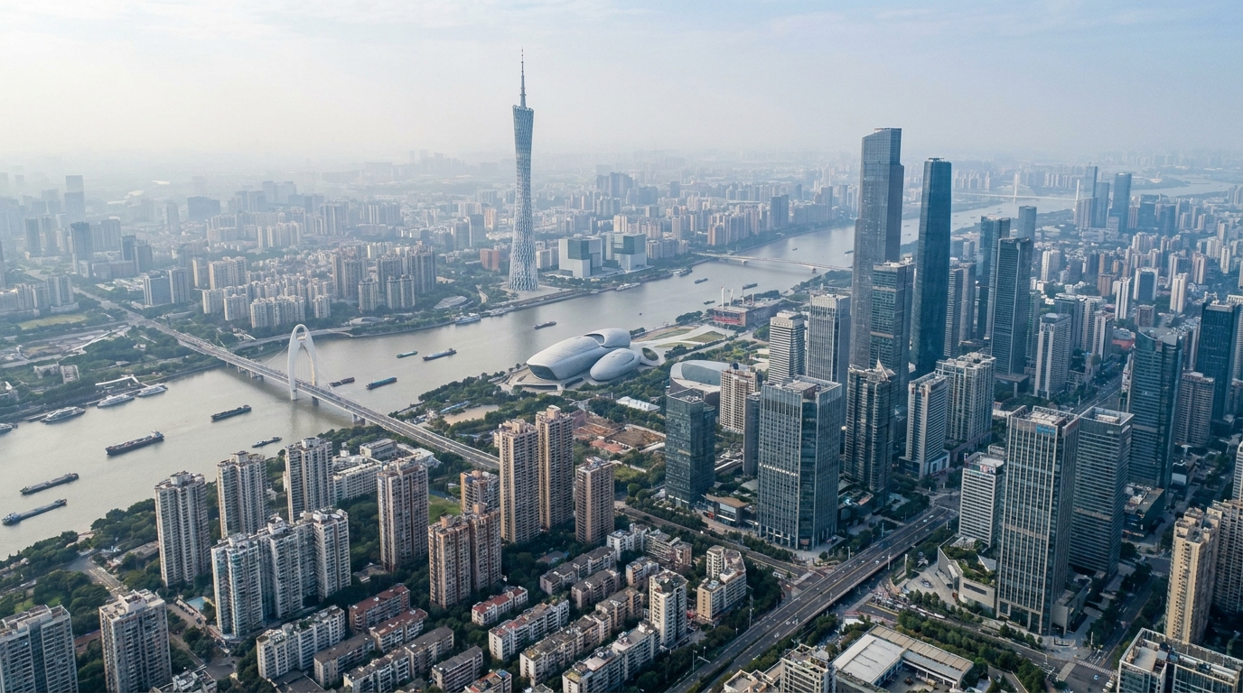 Skyline de Shenzhen, Chine — travailler dans la tech à Shenzhen