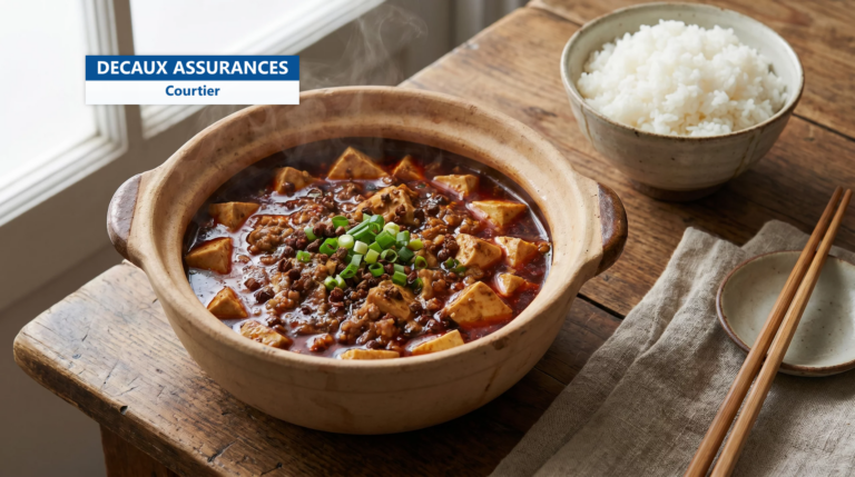 Mapo tofu, tofu soyeux à la sauce pimentée du Sichuan