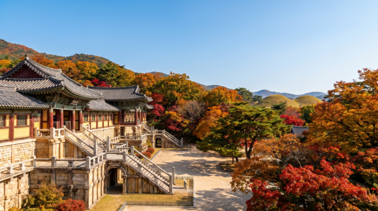 Temples et tombes royales de Gyeongju, ancienne capitale de Silla, Corée du Sud