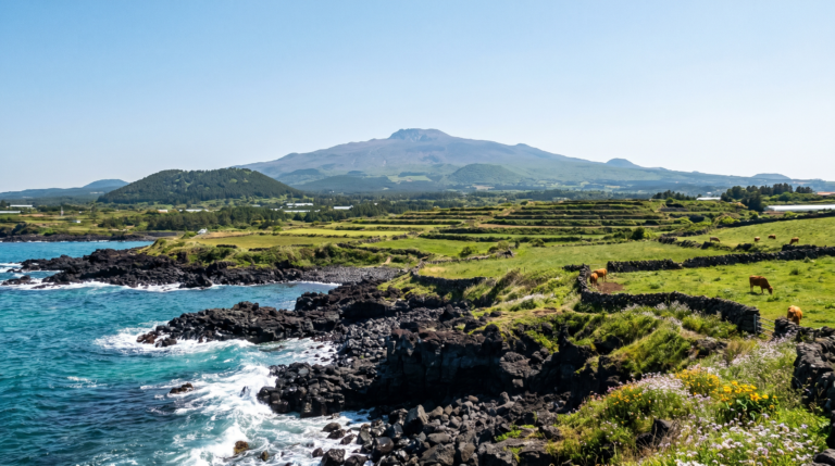 Île volcanique de Jeju et mont Hallasan, Corée du Sud