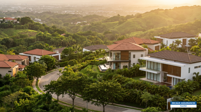 Escazú, banlieue résidentielle huppée de San José, Costa Rica