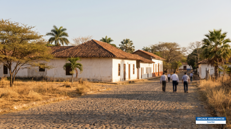 Ville de Liberia, capitale du Guanacaste, Costa Rica, et son aéroport international
